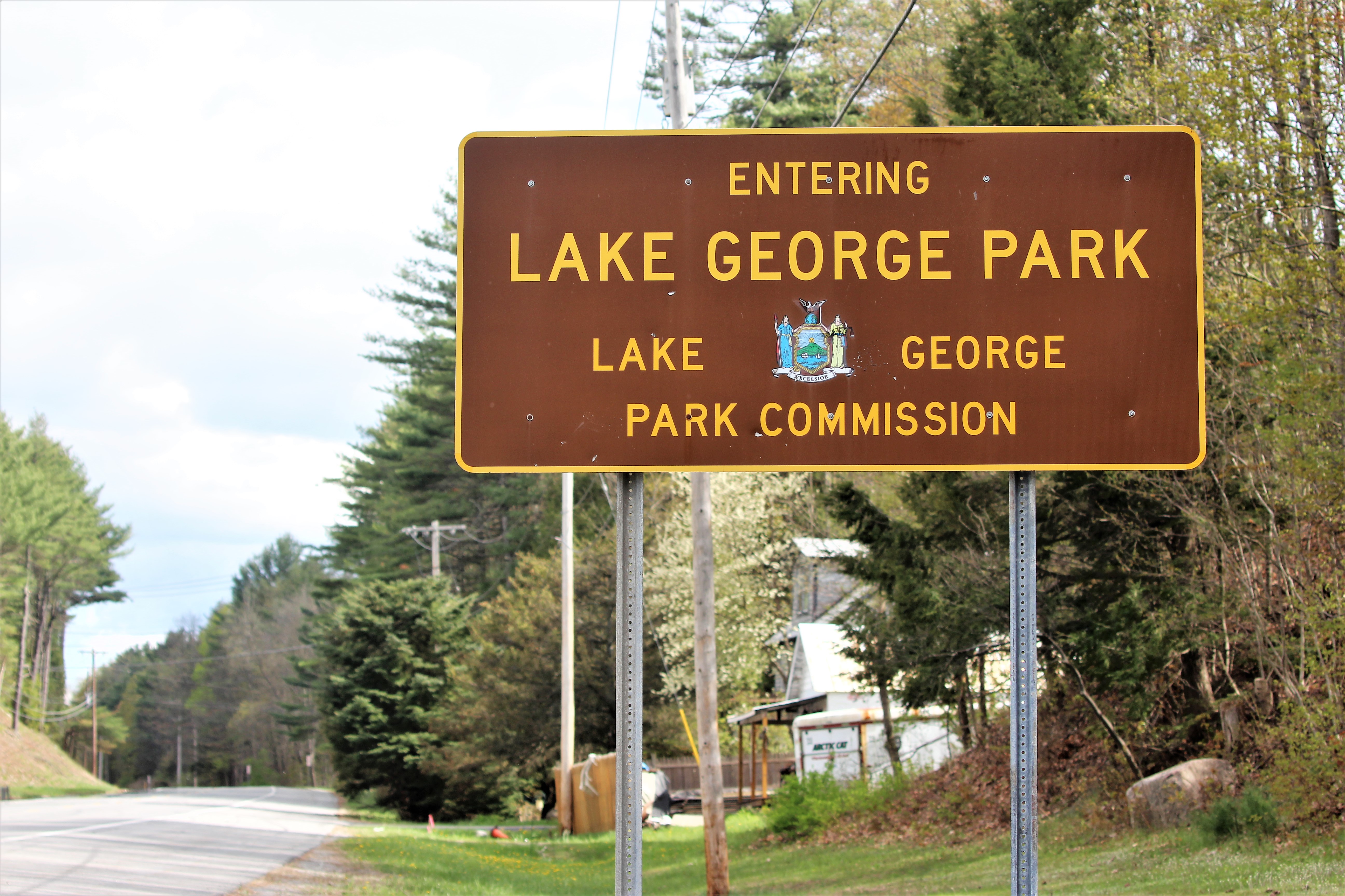 Photo of Lake George Park Commission sign by Tyler McNeil courtesy of Wikimedia commons