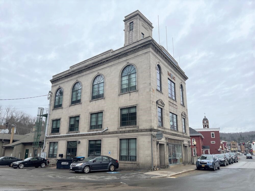 historic building in downtown saranac lake