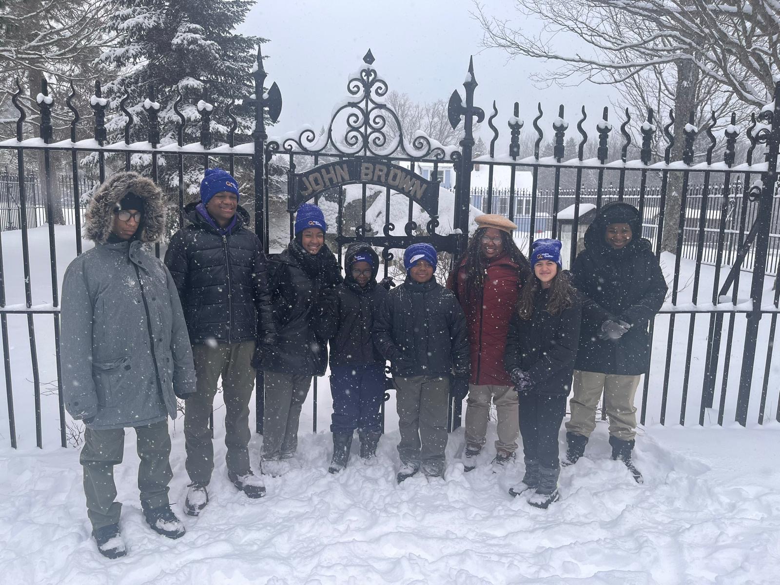 Scouts at John Brown Farm