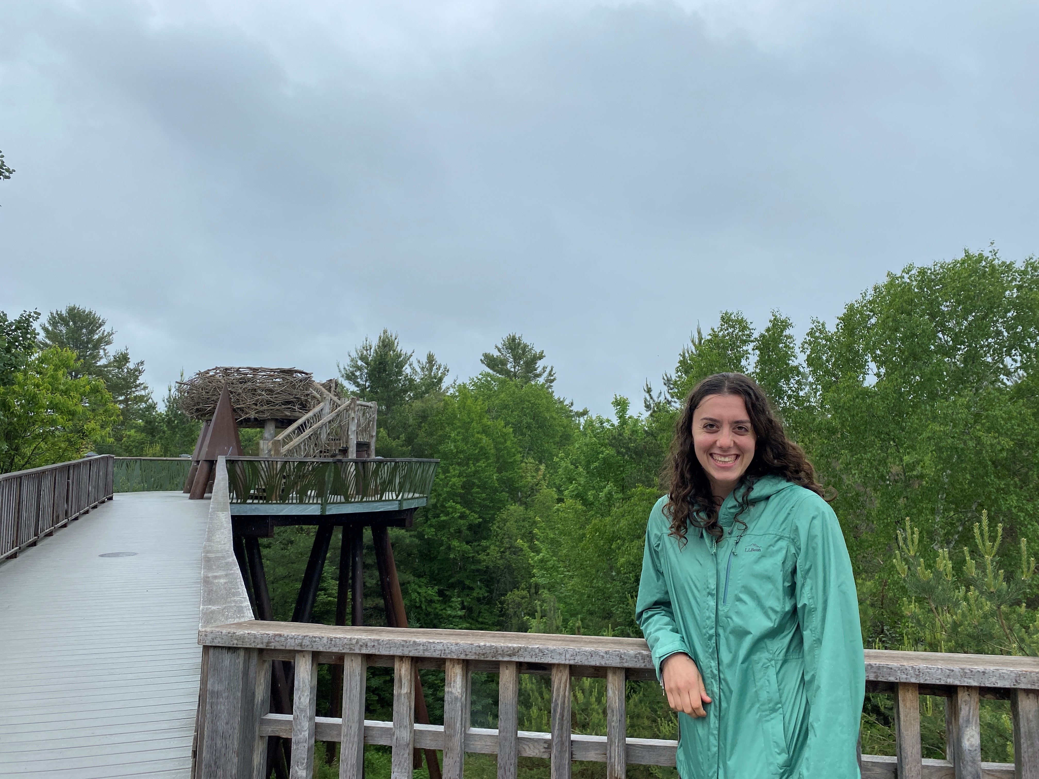 Andrea Shipton at a networking event for young Adirondackers