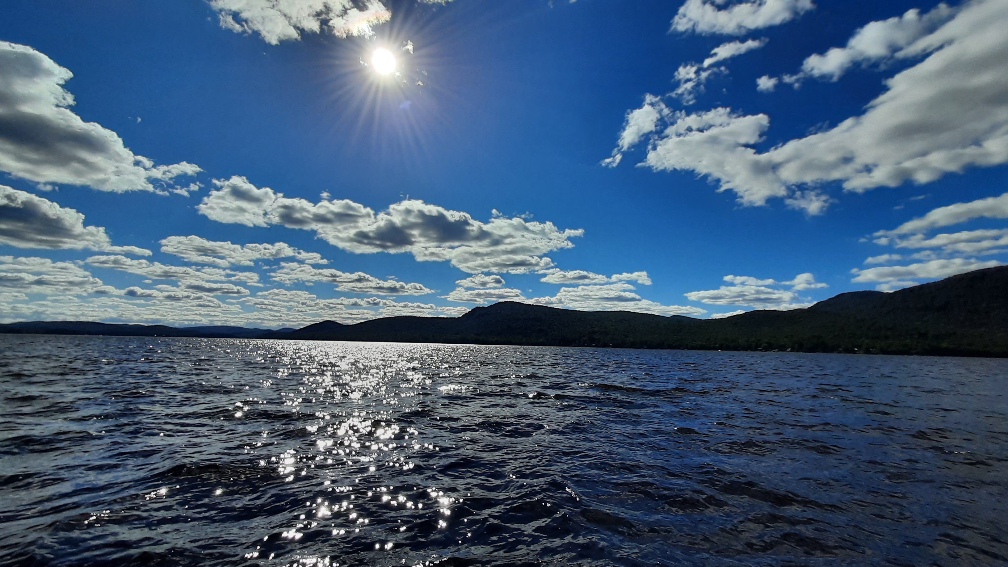 Scenic adirondack lake