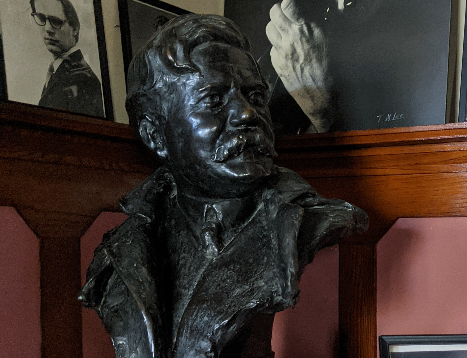 Bust of John E. Milholland at Meadowmount