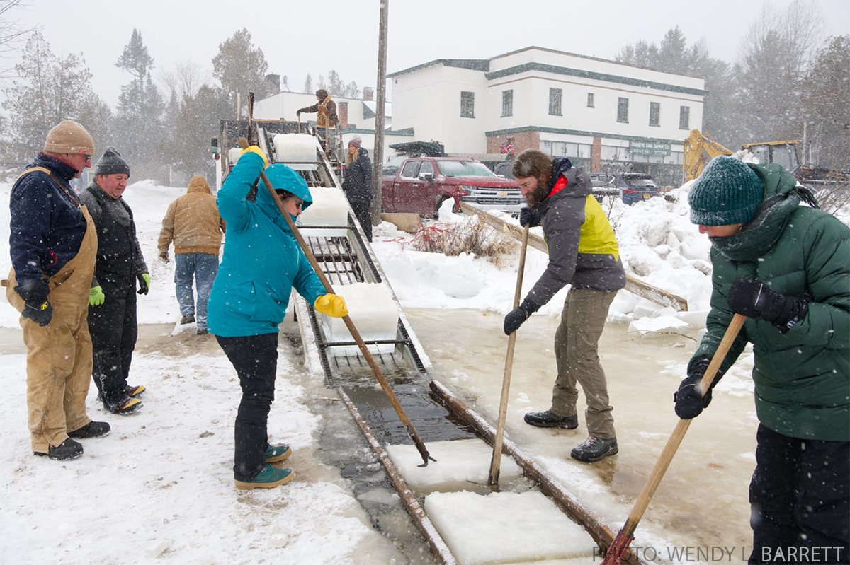 Raquette Lake’s Annual Ice Harvest - Continuing a Century-Old Tradition