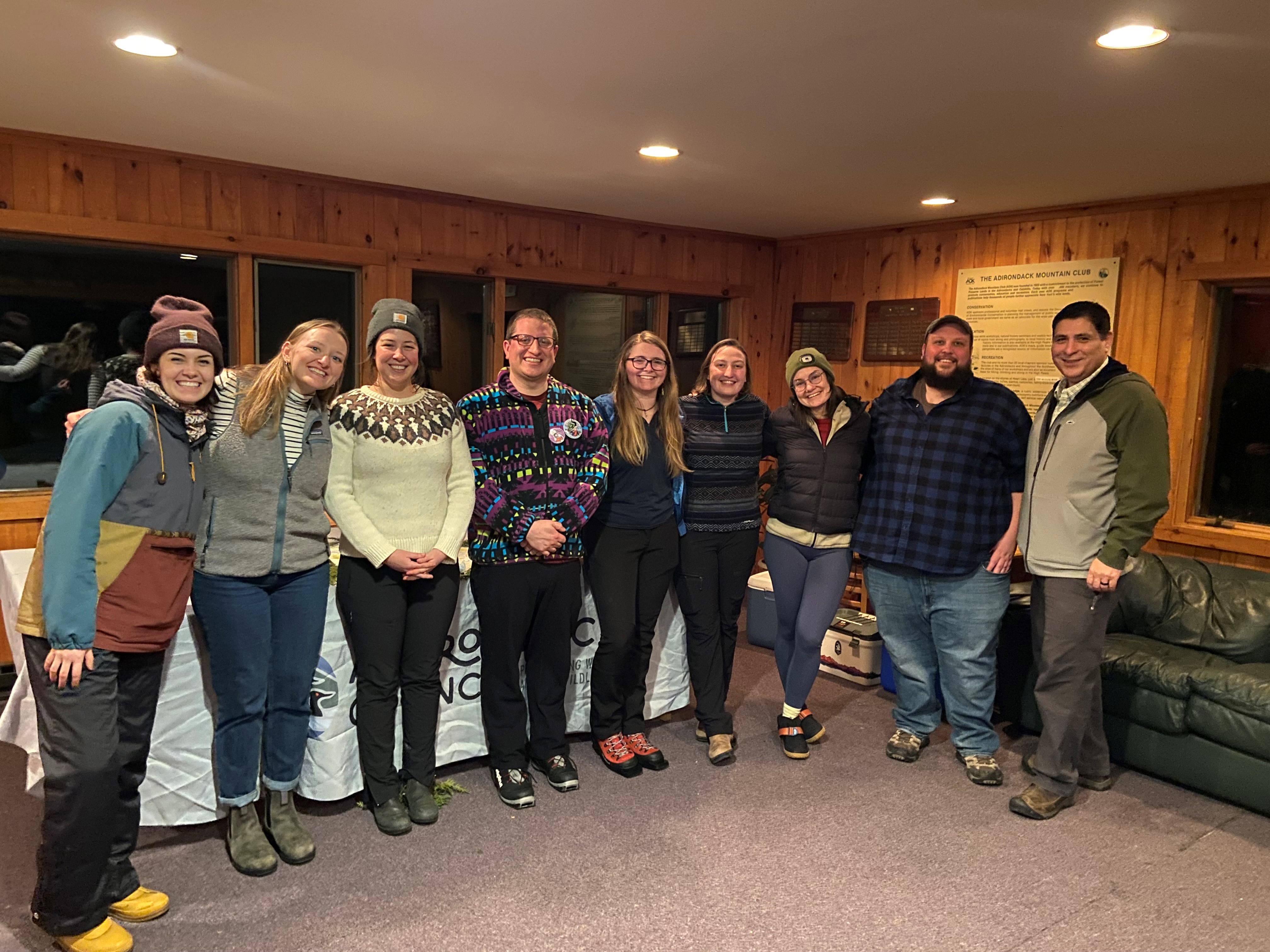 members of the Council's Next Gen Council with staff