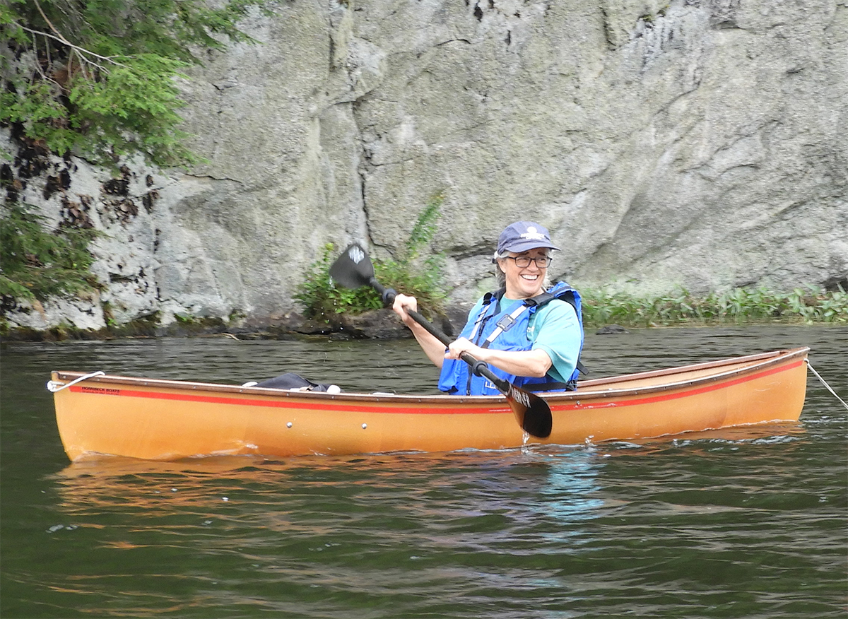 Debbie Pastore on Lake George