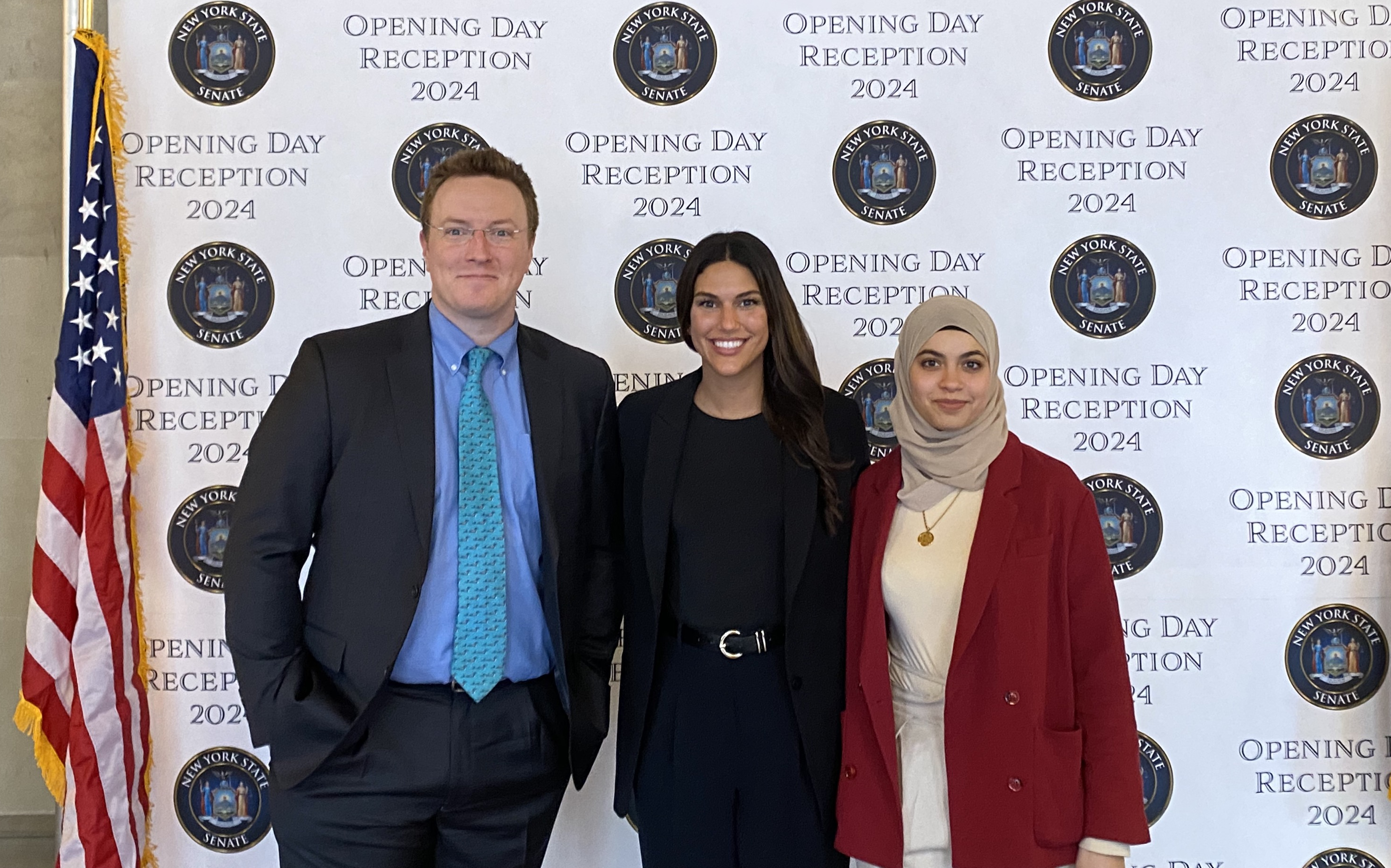 The Council's Government Relations staff, Kevin Chlad, Aimee Privitera, and Safa Mammeri