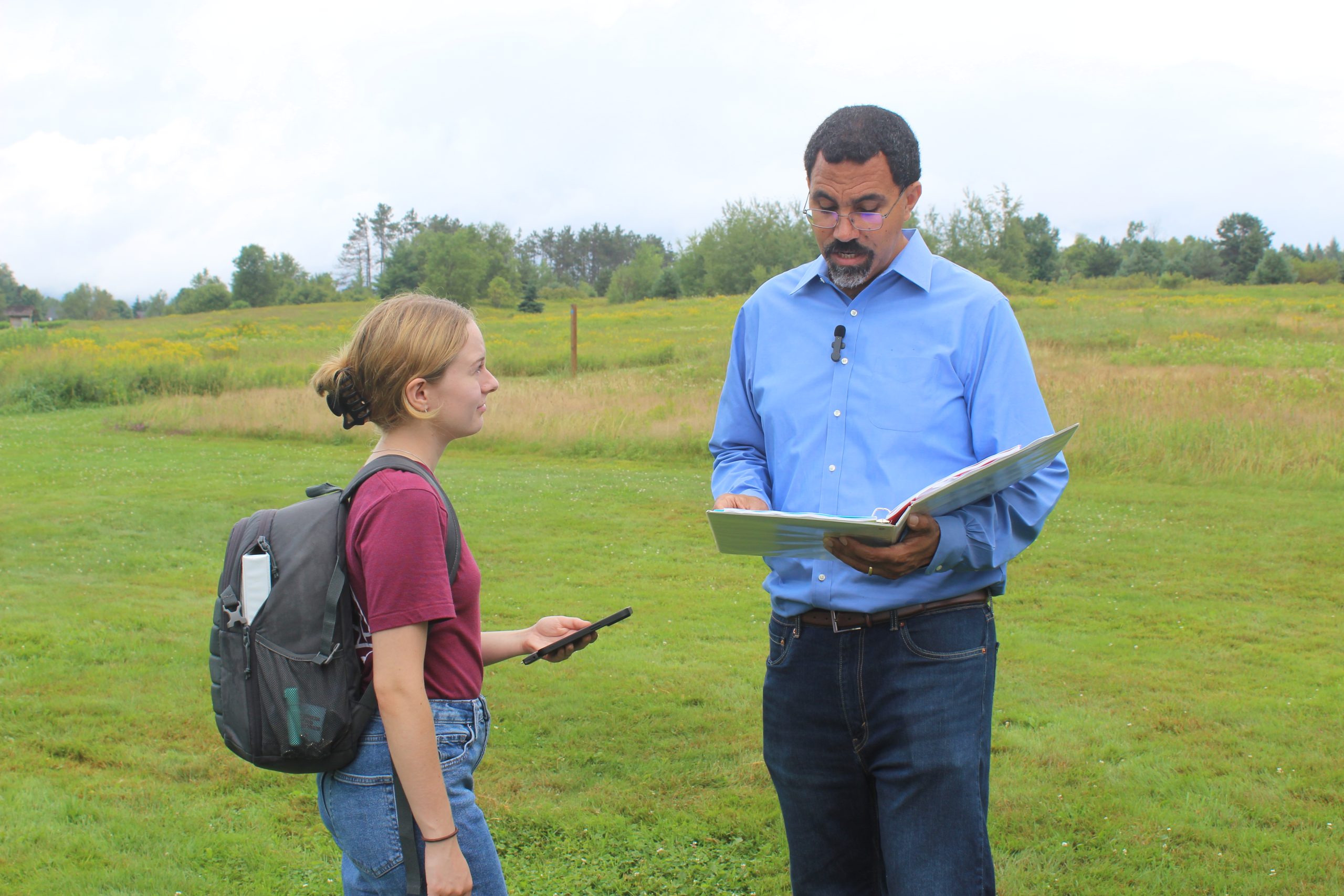Council intern Sarah King interviews SUNY Chancellor John King
