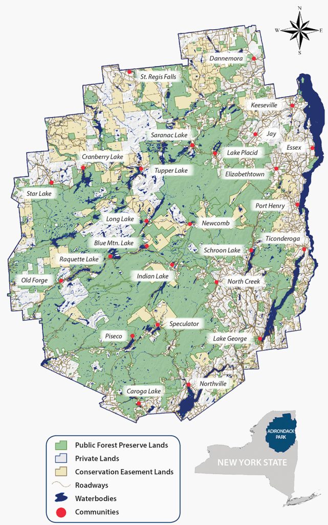About The Park Adirondack Council - Adirondack Park Map 641x1024